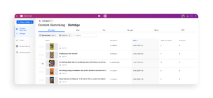 Content-Sammlung Creator Studio