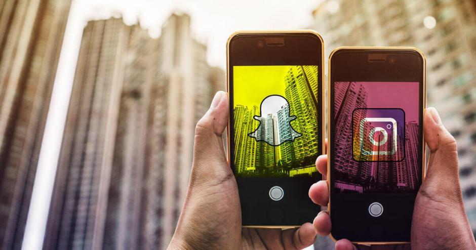 Snapchat vs. Instagram Stories Wettkampf