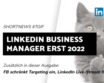 Blogbeitrag LinkedIn Business Manager 2022