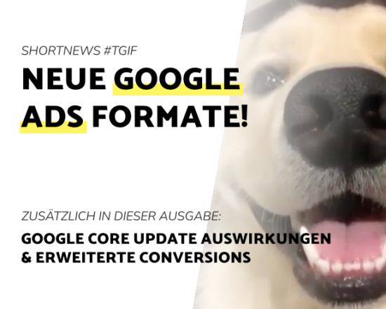 Blogbeitrag neue GA Formate