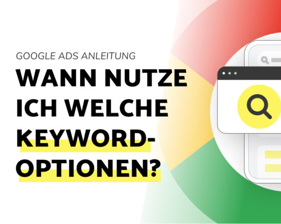 Keyword-Optionen in Google Ads