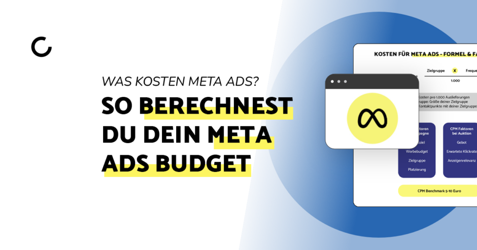 Blogbeitrag: So berechnest du dein Meta Ads Budget - Titelbild
