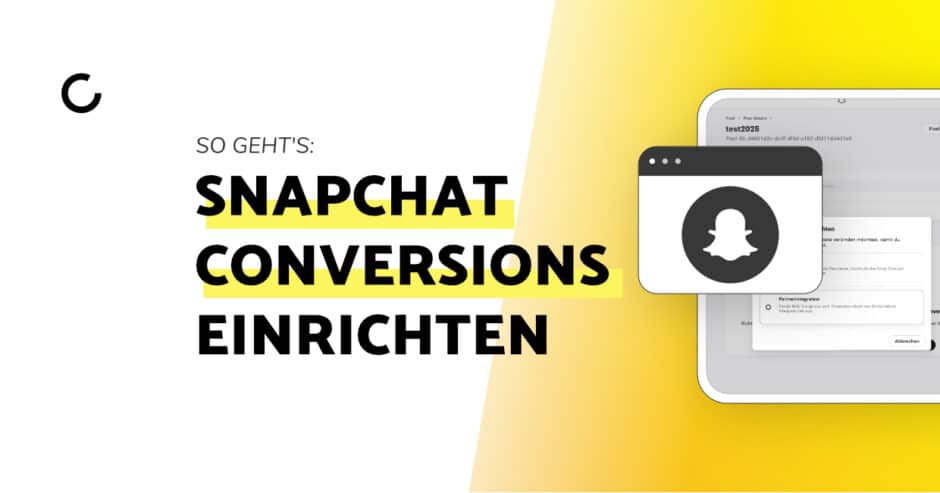 Fokusbeitrag Snapchat Conversions einrichten - Titelbild