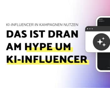 Titelbild "Das ist dran am Hype um KI-Influencer"