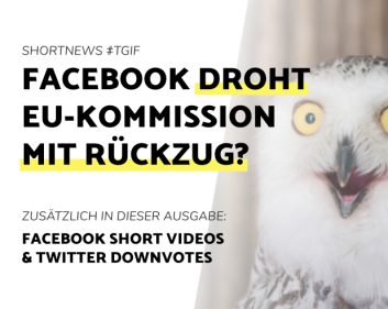 Blogbeitrag Facebook droht mit Rückzug