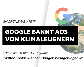 Blogbeitrag Google bannt Ads von Klimaleugnern