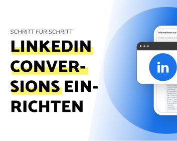 Fokus-Titelbild_Website Titelbild zum Blogbeitrag "LinkedIn Conversions einrichten"