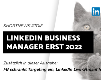 Blogbeitrag LinkedIn Business Manager 2022